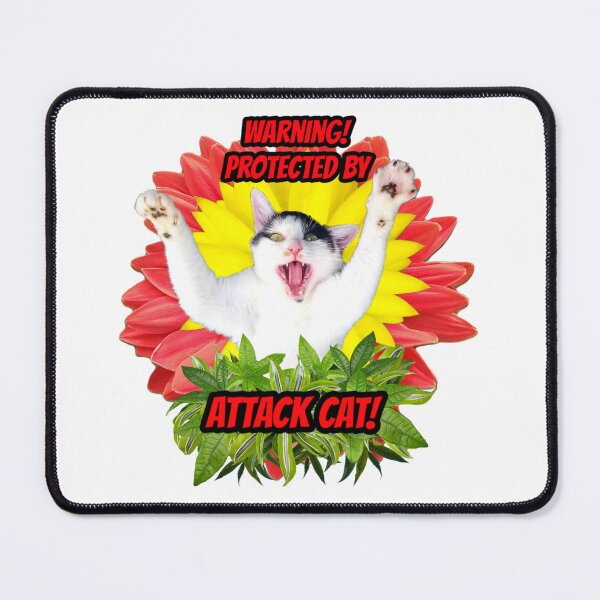 Item preview, Protected by Attack Cat designed and sold by TriffidGarden.