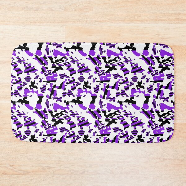 Item preview, Copy of Black And Purple Stripes Contained In Cowprint Pattern. designed and sold by TheRulerofEarth.