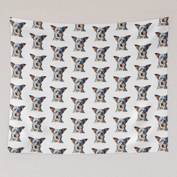 Item preview, Blue Heeler Portrait designed and sold by ChaosReigns91.