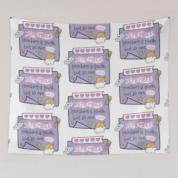 Item preview, Teacher reminder: remember teaching is tough but so are you designed and sold by EmeraldeaArt.