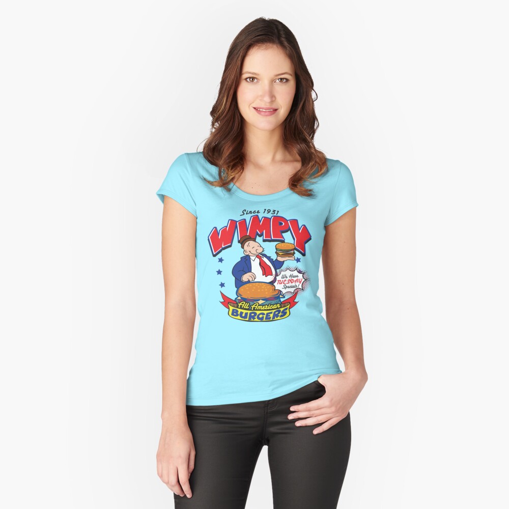 Item preview, Fitted Scoop T-Shirt designed and sold by alhern67.