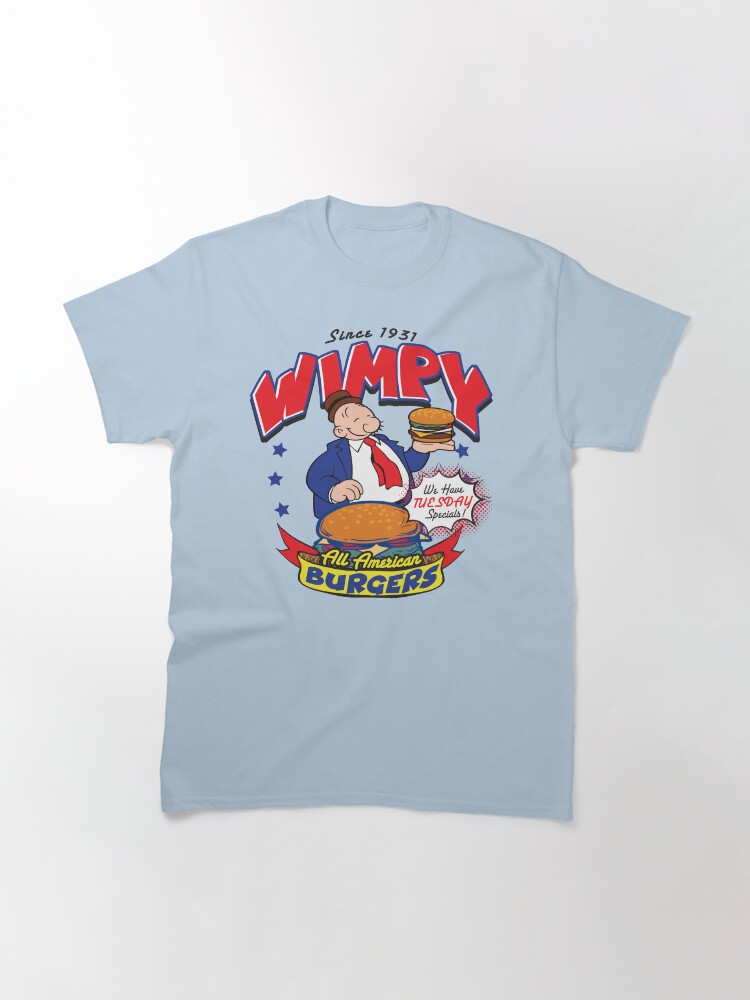 Thumbnail 3 of 7, Classic T-Shirt, Wimpy Burger designed and sold by alhern67.