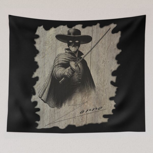 Aperçu de l'œuvre Zorro créée et vendue par Foxlindesigns.
