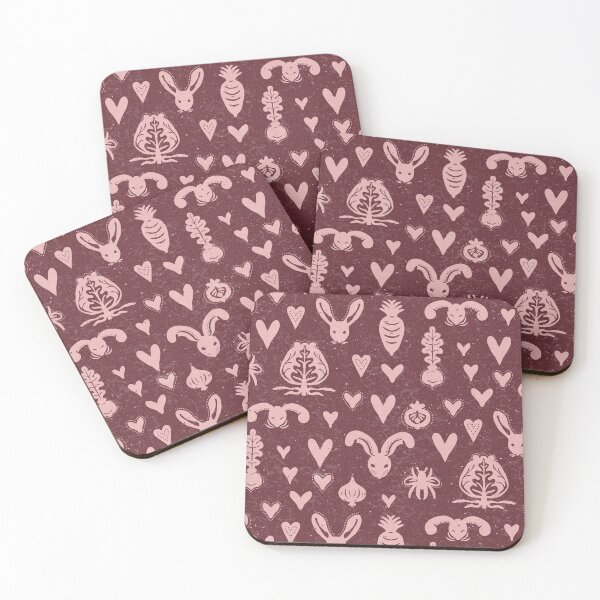 Item preview, Garden Things - Wine + Rose designed and sold by Irene Estelle.