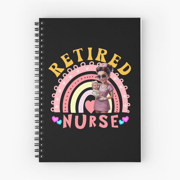 Item preview, Retired Pediatric Nurse Retro Groove Design designed and sold by Raise2Shine.