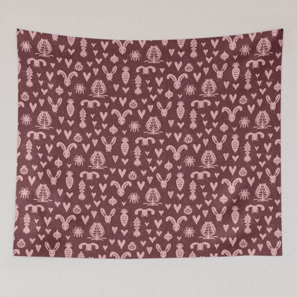 Item preview, Garden Things - Wine + Rose designed and sold by Irene Estelle.