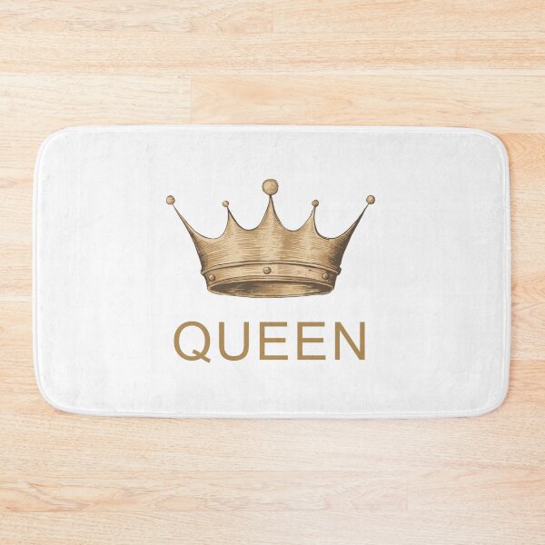 Item preview, Brushed Gold Crown with Queen Text designed and sold by aprilsims.