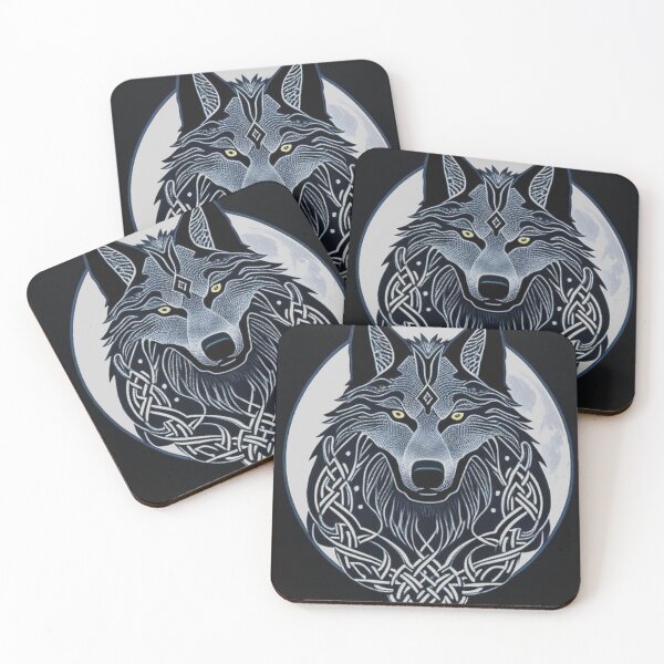 Item preview, Abstract Wolf Art designed and sold by TheDarkWardrobe.