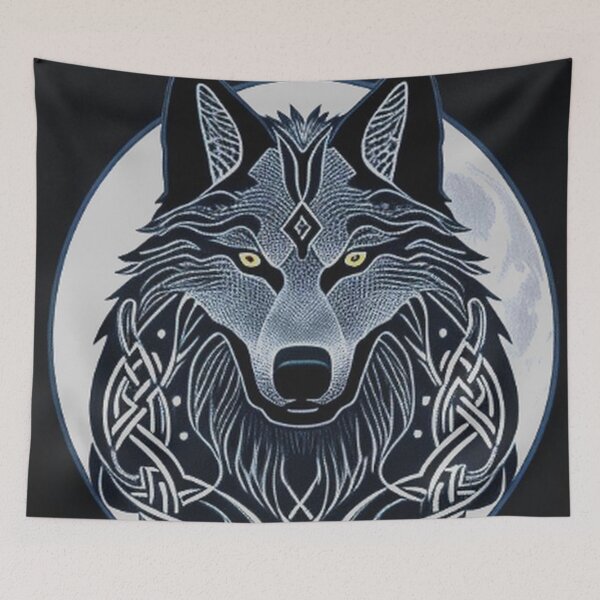 Item preview, Abstract Wolf Art designed and sold by TheDarkWardrobe.