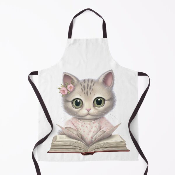 Item preview, Little Kitty Reading a Book designed and sold by Longitscares.
