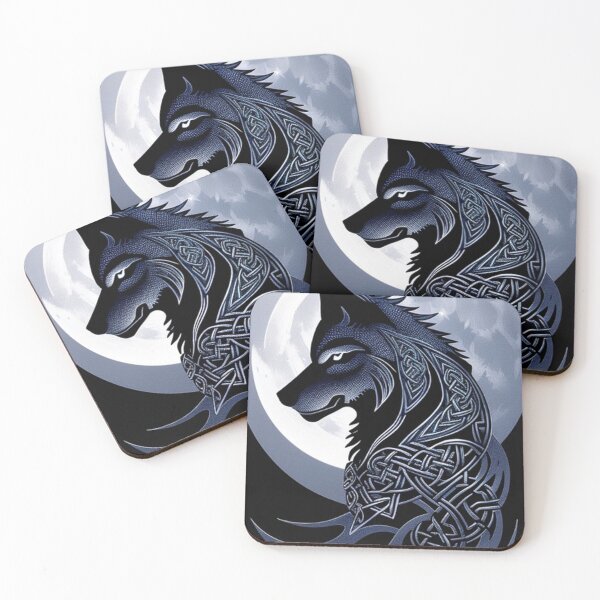 Item preview, Vintage Abstract Wolf Art designed and sold by TheDarkWardrobe.