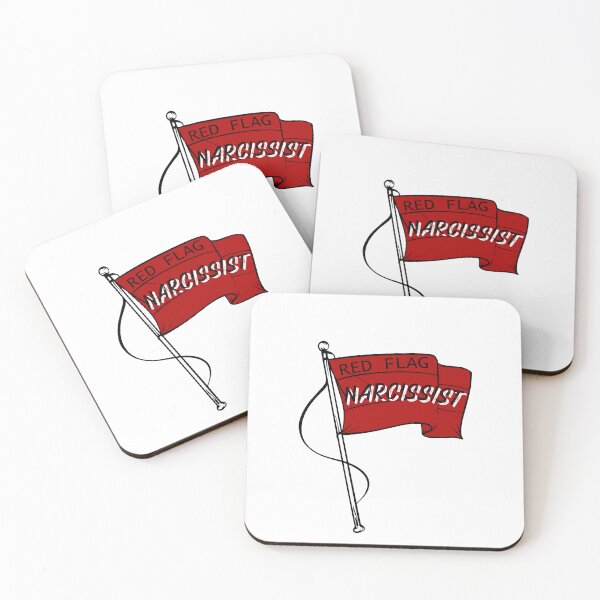 Item preview, Red Flag Narciscist designed and sold by wildwhimsical.