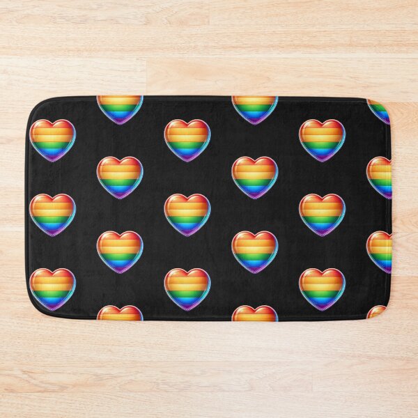 Item preview, Heart with the colors of the LGBTQ+ Pride flag designed and sold by NeaftyFinds.