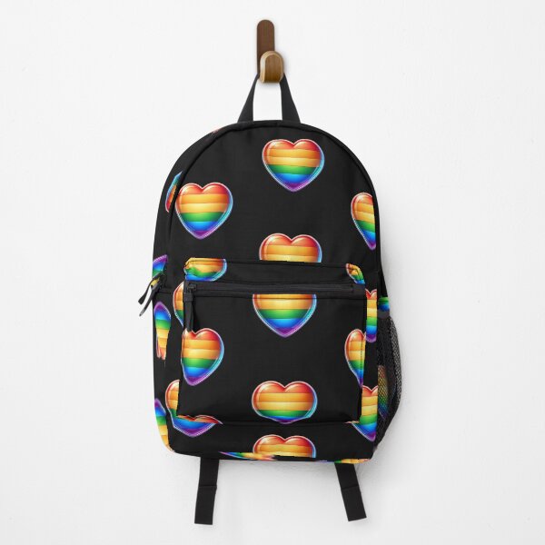 Item preview, Heart with the colors of the LGBTQ+ Pride flag designed and sold by NeaftyFinds.