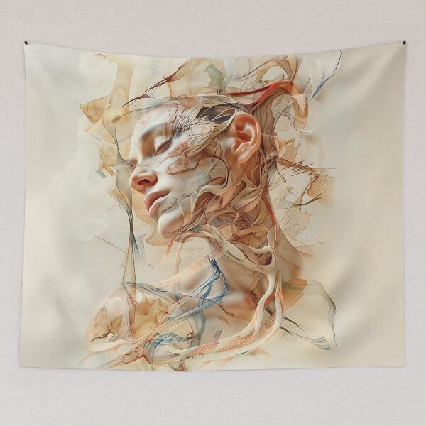 Item preview,  Abstract Woman Art designed and sold by Obsidian Ink by Wilshire.