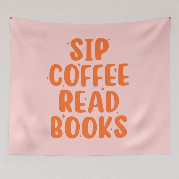 Item preview, Sip coffee read books designed and sold by Neadoodles.