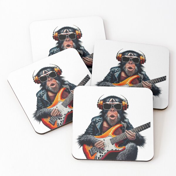 Item preview, Monkey rock n roll  designed and sold by SmARTNiki.