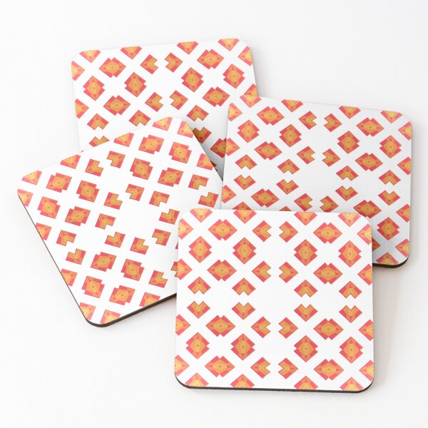 Item preview, Gorgeous orange print inspired by geometric shapes. designed and sold by storefunnypets.