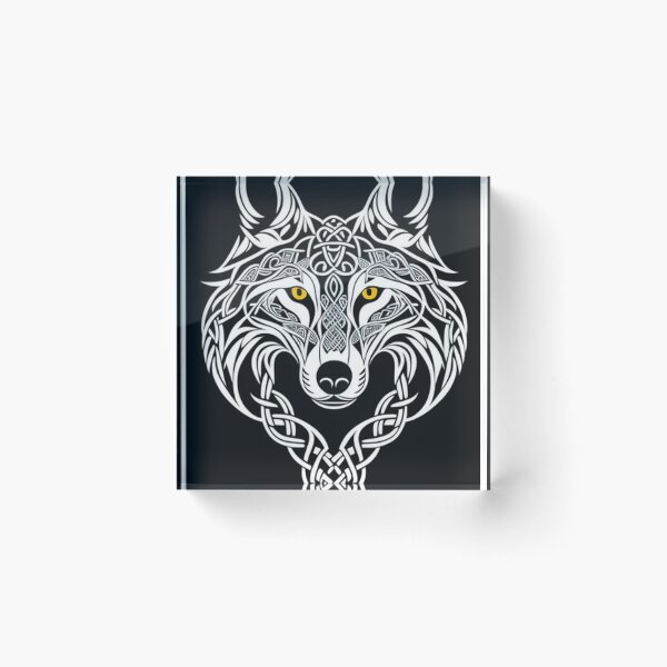 Item preview, Vintage Abstract Wolf Art designed and sold by TheDarkWardrobe.