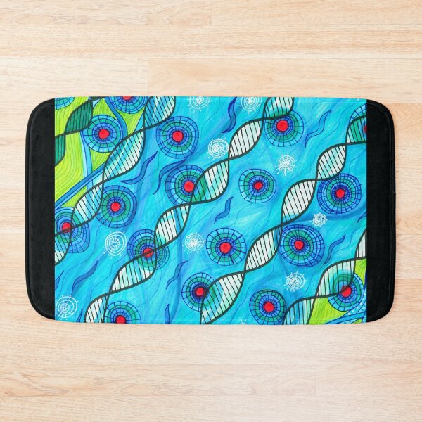 Item preview, Colorful Deoxyribonucleic Nautical Pattern designed and sold by artofkathleen.