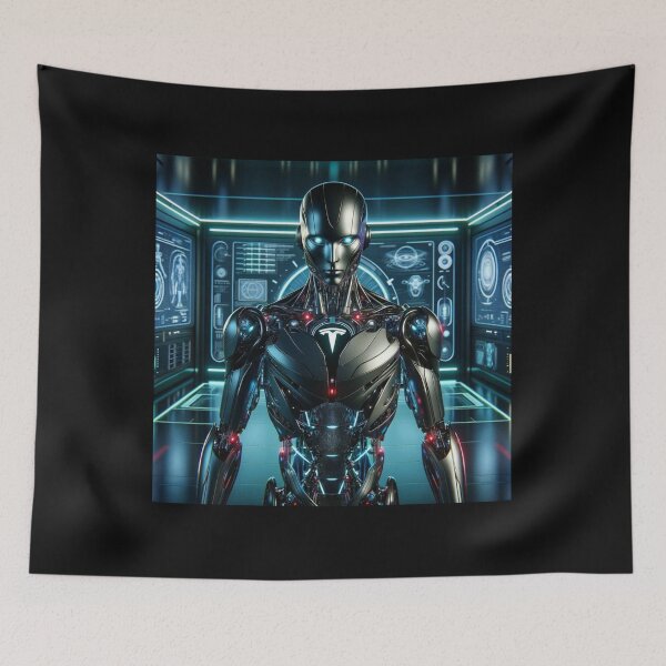 Item preview, Tesla bot designed and sold by TEEJAMBOREE.