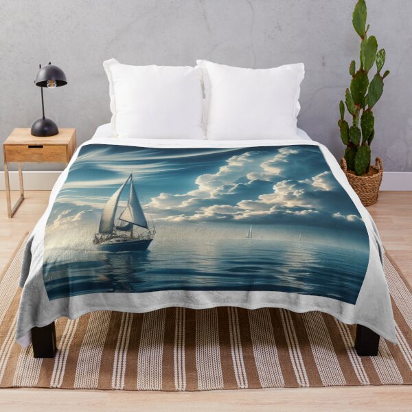 Item preview, Sailing Into The Blue Sailboat Ocean designed and sold by CL JOHNSON.