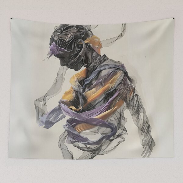 Item preview, Abstract Woman Art designed and sold by Obsidian Ink by Wilshire.
