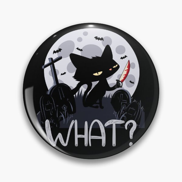 Item preview,  cat with knife funny say what ? designed and sold by mando24895.