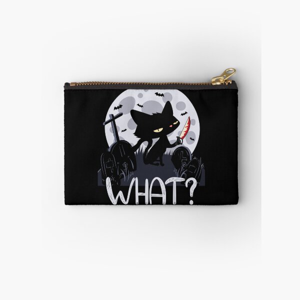 Item preview,  cat with knife funny say what ? designed and sold by mando24895.