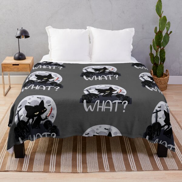 Item preview,  cat with knife funny say what ? designed and sold by mando24895.