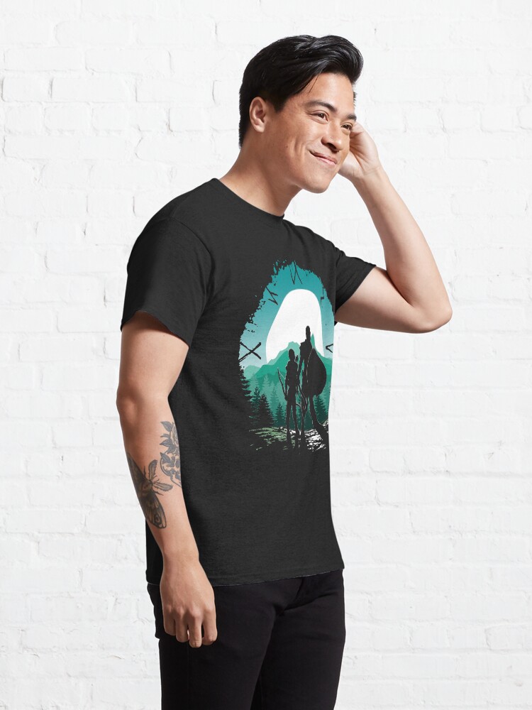 Alternate view of Kratos and son Classic T-Shirt