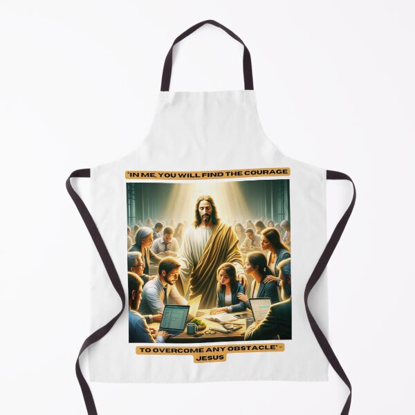 Item preview, "In me, you will find the courage to overcome any obstacle" - Jesus designed and sold by STO1KA.
