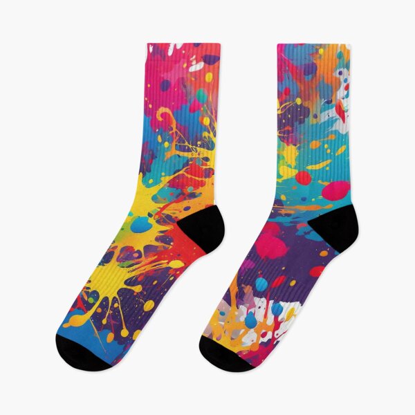Item preview, Abstract Colorful Paint Ball Splatter Pattern designed and sold by calibrit.