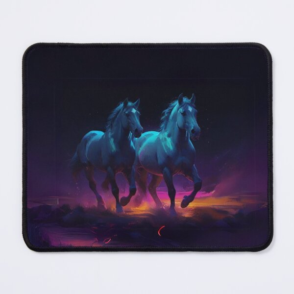 Item preview, Colourful Horses Art designed and sold by Obsidian Ink by Wilshire.