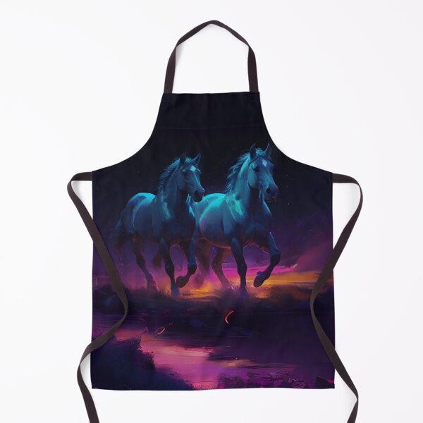 Item preview, Colourful Horses Art designed and sold by Obsidian Ink by Wilshire.