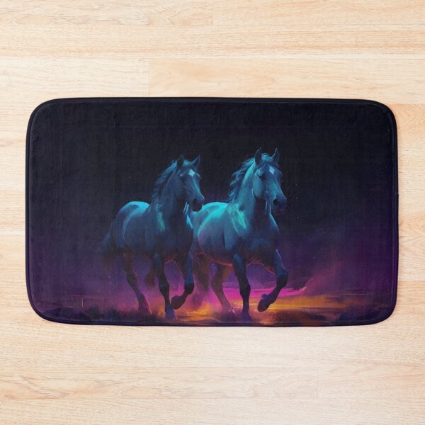 Item preview, Colourful Horses Art designed and sold by Obsidian Ink by Wilshire.