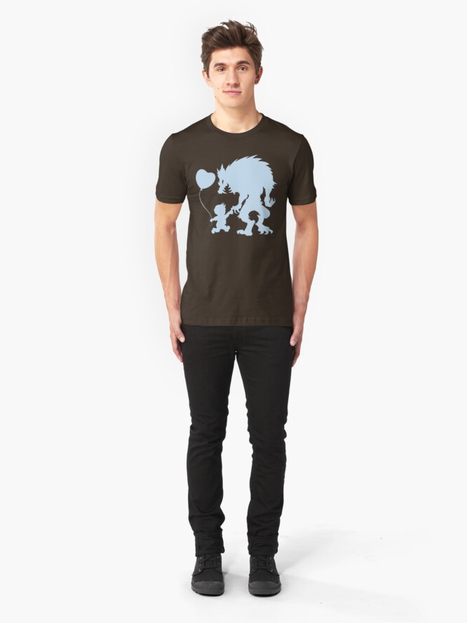 Alternate view of BFF's (dark garment version) Slim Fit T-Shirt