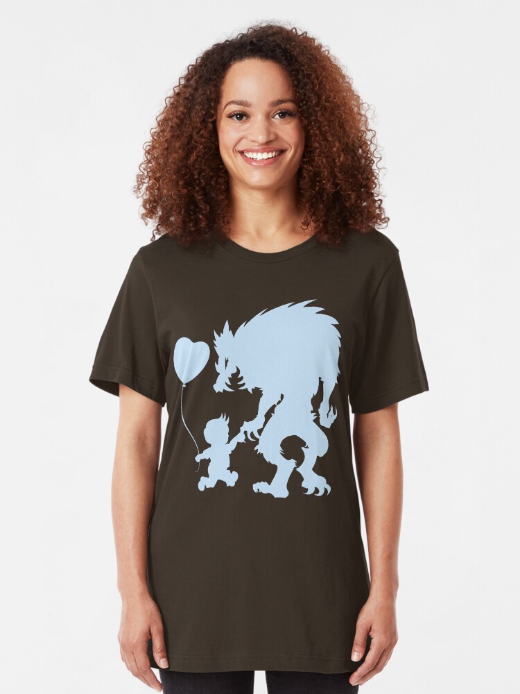 Alternate view of BFF's (dark garment version) Slim Fit T-Shirt
