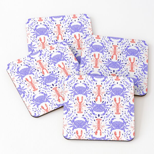 Item preview, Yacht Club Chic - Mosaic Reef Crabs and lobsters designed and sold by ExtraCaffeine.