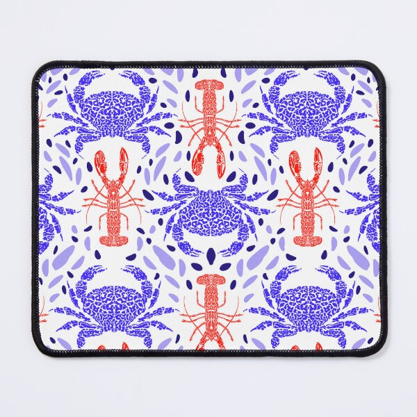 Item preview, Yacht Club Chic - Mosaic Reef Crabs and lobsters designed and sold by ExtraCaffeine.