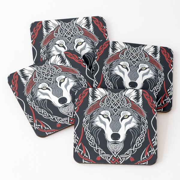 Item preview, Vintage Abstract Wolf Art designed and sold by TheDarkWardrobe.