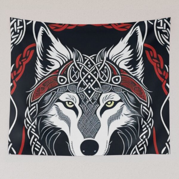 Item preview, Vintage Abstract Wolf Art designed and sold by TheDarkWardrobe.