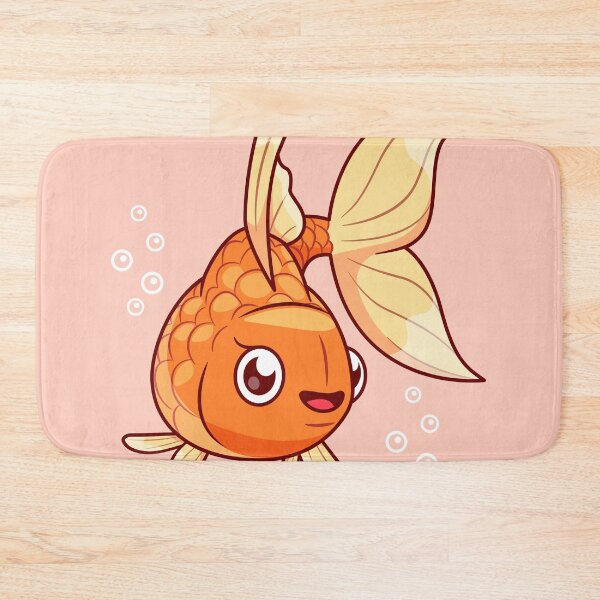 Item preview, "Swimming Goldfish: Cute Cartoon Vector Icon" designed and sold by hjian8219.