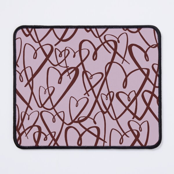 Item preview, True love doodle in mauve purple and wine designed and sold by Inkworthy.