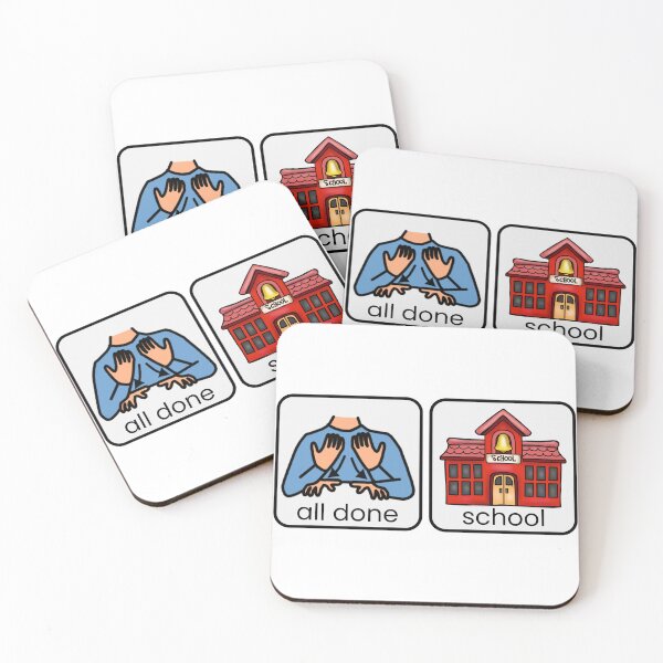 Item preview, All Done School - AAC, Preschool, SPED, Teacher Gift, Graduation designed and sold by slpallday.