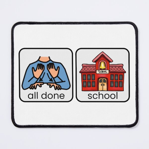 Item preview, All Done School - AAC, Preschool, SPED, Teacher Gift, Graduation designed and sold by slpallday.