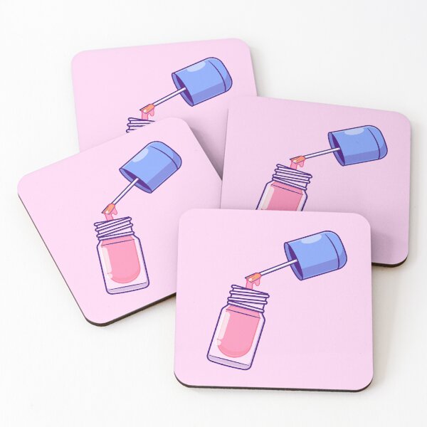 Item preview,  "Polished Beauty: Nail Polish Cartoon Vector Icon" designed and sold by hjian8219.