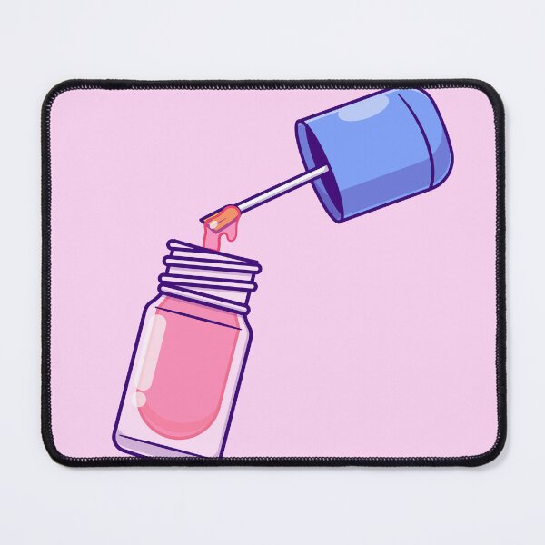 Item preview,  "Polished Beauty: Nail Polish Cartoon Vector Icon" designed and sold by hjian8219.