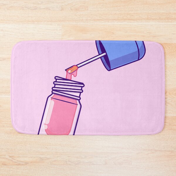 Item preview,  "Polished Beauty: Nail Polish Cartoon Vector Icon" designed and sold by hjian8219.