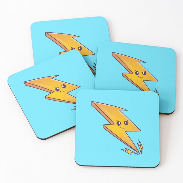 Item preview,  "Thunderbolt Buddy: Cute Lightning Cartoon Vector Icon" designed and sold by hjian8219.